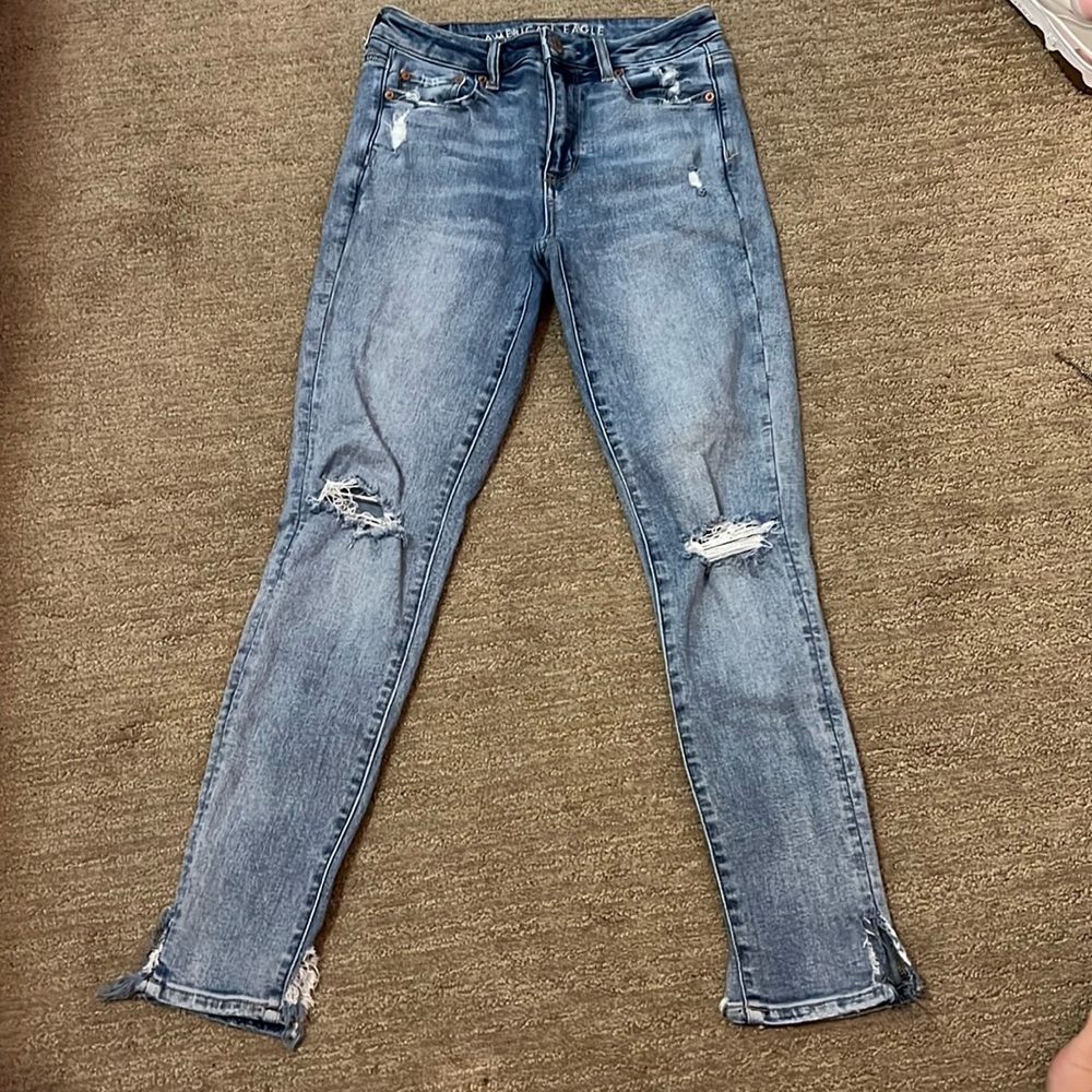 American Eagle distressed jeans